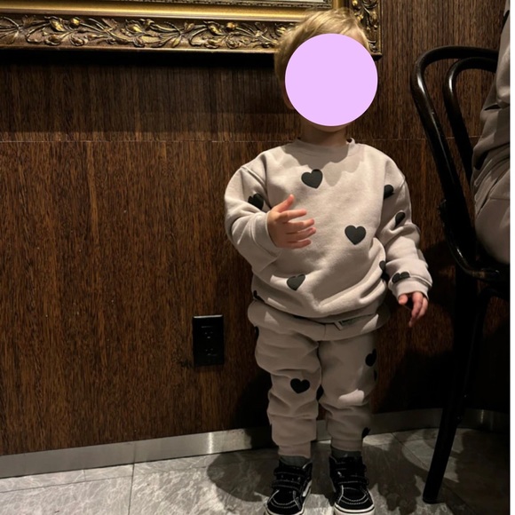 Brunette the Label / LITTLE heart joggers - Picture 2 of 2